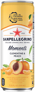 S. Pellegrino Clementine & Peach, in can, 0.33 л