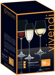 Nachtmann, Vivendi Drinking Glass, set of 18 pcs