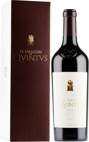 Вино Le Dragon de Quintus, Saint-Emilion Grand Cru AOC, 2016, gift box