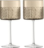 LSA International, Wicker Wine Glass, Brown, set of 2 pcs, 320 мл