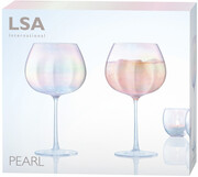 In the photo image LSA International, Pearl Balloon Goblet, set of 2 pcs, 0.65 L