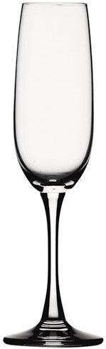 На фото изображение Spiegelau Soiree, Sparkling Wine, Set of 2 glasses in gift box, 0.19 L (Шпигелау Суарэ, Набор бокалов для игристых вин в подарочной упаковке объемом 0.19 литра)
