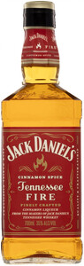 Теннесси-виски Jack Daniels, Tennessee Fire (Belgium), 0.7 л