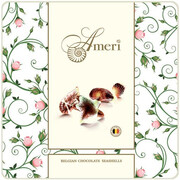 Шоколад Ameri Belgian Chocolate Seashells, spring gift box, 500 г