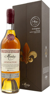 Monluc 5 Ans, Armagnac AOC, gift box, 0.7 л