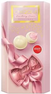 Шоколад Jouy&Co, Chiqola Strawberry Cream, tube, 140 г
