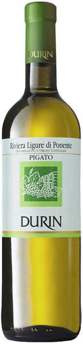 На фото изображение Durin, Pigato, Riviera Ligure di Ponente DOC, 2018, 0.75 L (Дурин, Пигато, 2018 объемом 0.75 литра)