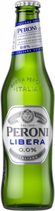 Итальянское пиво Peroni Libera, Alcohol Free, 0.33 л