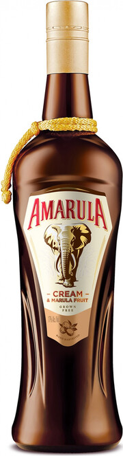 На фото изображение Amarula Marula Fruit Cream, 1 L (Амарула Марула Фрут Крим объемом 1 литр)
