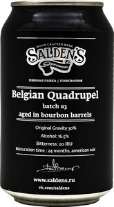 Saldens Belgian Quadrupel Batch #3, in can, 0.33 л
