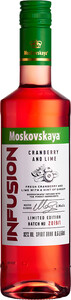 Латвийский ликер Moskovskaya Infusion, Cranberry and Lime, 0.5 л