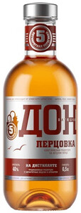 Дон-Батюшка Перцовка, настойка горькая, 0.5 л