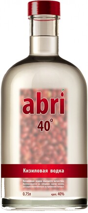 На фото изображение Abri, Kizil, 0.5 L (Абри, Кизиловая водка объемом 0.5 литра)