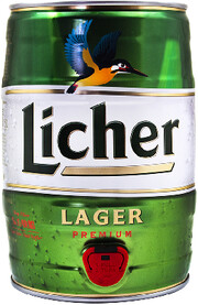 Пиво Licher Lager, mini keg, 5 л
