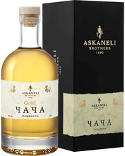 Виноградна горілка Askaneli Brothers, Gold Chacha, gift box, 0.7 л
