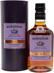 Edradour 19 Years Old, Bordeaux Cask Finish, 1999, in tube, 0.7 л