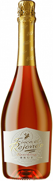 На фото изображение Finca el Rejoneo Sparkling Brut Rose, 0.75 L (Финка эль Рехонео Брют Розе объемом 0.75 литра)