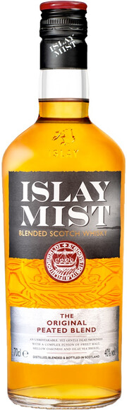 На фото изображение Islay Mist Original, 0.7 L (Айла Мист Ориджинл в бутылках объемом 0.7 литра)