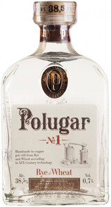 Пшеничная водка Polugar №1, Rye & Wheat, 0.7 л