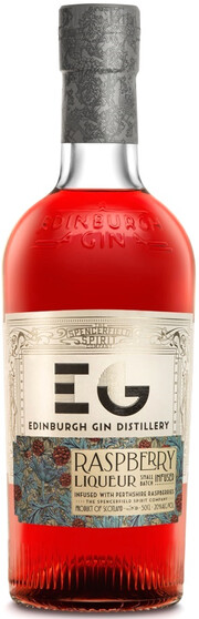 На фото изображение Edinburgh Gin Raspberry Liqueur, 0.5 L (Эдинбург Джин Малина объемом 0.5 литра)