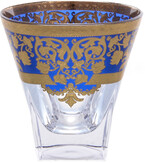Astra Gold, Adagio Natalia Whisky Glass, Blue, set of 6 pcs, 270 мл