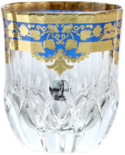Astra Gold, Adagio Natalia Whisky Glass, Blue, set of 6 pcs, 350 мл