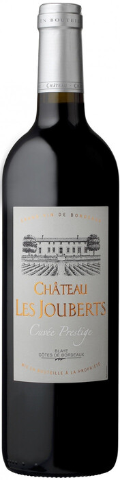 In the photo image Chateau Les Jouberts Cuvee Prestige, Blaye Cotes de Bordeaux AOC, 2016, 0.75 L