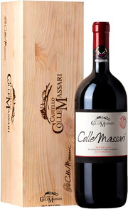 Вино Castello ColleMassari, ColleMassari, Montecucco Rosso Riserva DOC, 2016, wooden box, 1.5 л