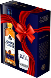 Scotch Terrier Blended, gift box with glass, 0.7 л