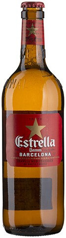 На фото изображение Estrella Damm, 0.66 L (Эстрелла Дамм объемом 0.66 литра)