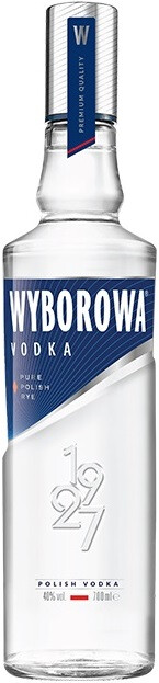 На фото изображение Wyborowa Klasyczna, 0.7 L (Выборова Классическая объемом 0.7 литра)