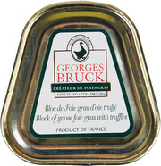 Фуа-гра Georges Bruck, Bloc de Foie Gras dOie, metal box, 75 г