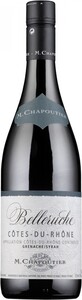 Французское вино M. Chapoutier, Cotes du Rhone Belleruche AOC, 2019