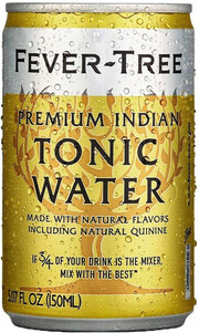 На фото изображение Fever-Tree, Premium Indian Tonic, in can, 0.15 L (Фиве-Три, Премиум Индиан Тоник, в банке объемом 0.15 литра)