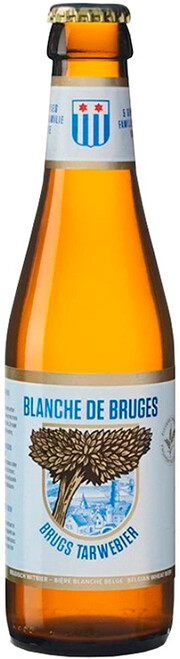 На фото изображение Blanche de Bruges, 0.33 L (Бланш де Брюж объемом 0.33 литра)