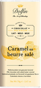 Dolfin, Chocolat au Lait Caramel au Beurre Sale, 70 g