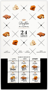 Шоколад Dolfin, Peches Gourmands Gift Set of 24 bars, 120 г