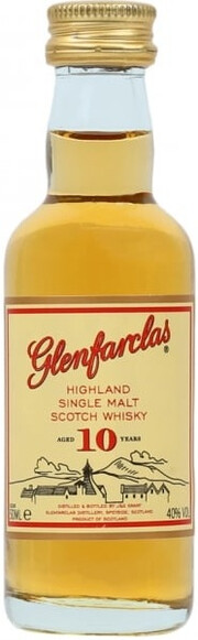 In the photo image Glenfarclas 10 years, 0.05 L