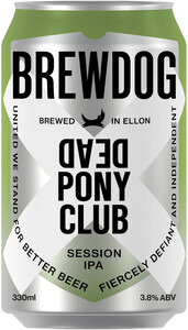 Лёгкое пиво BrewDog, Dead Pony Club, in can, 0.33 л