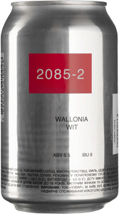 Украинское пиво 2085-2 Wallonia Wit, in can, 0.33 л
