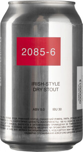 2085-6 Irish-Style Dry Stout, in can, 0.33 л