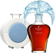 Hardy LHiver, decanter Lalique and gift box, 0.75 L