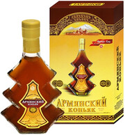Tavinko, Armenian Cognac 5 Stars, design Christmas Tree, gift box, 250 ml