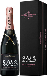 Шампанское Moet & Chandon, Grand Vintage Rose, 2013, gift box