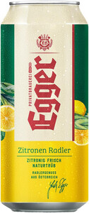 Легке пиво Egger Zitronen Radler, in can, 0.5 л