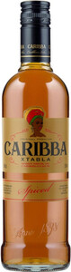 Легкий ром 35 градусов Caribba Spiced, 0.5 л
