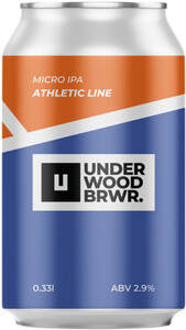 Легке пиво Underwood Brewery, Athletic Line, in can, 0.33 л