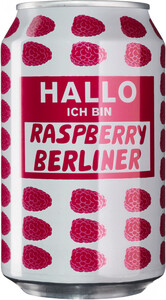Лёгкое пиво Mikkeller, Hallo Ich Bin Raspberry Berliner, in can, 0.33 л