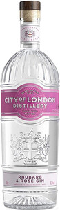 City of London, Rhubarb & Rose Gin, 0.7 л