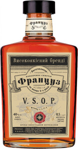 Украинский бренди Француз В.С.О.П., 0.5 л